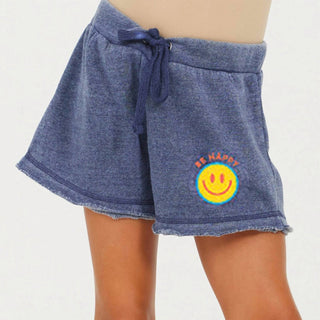 Vintage Havana - Garota Burnout Be Happy Smiley Short