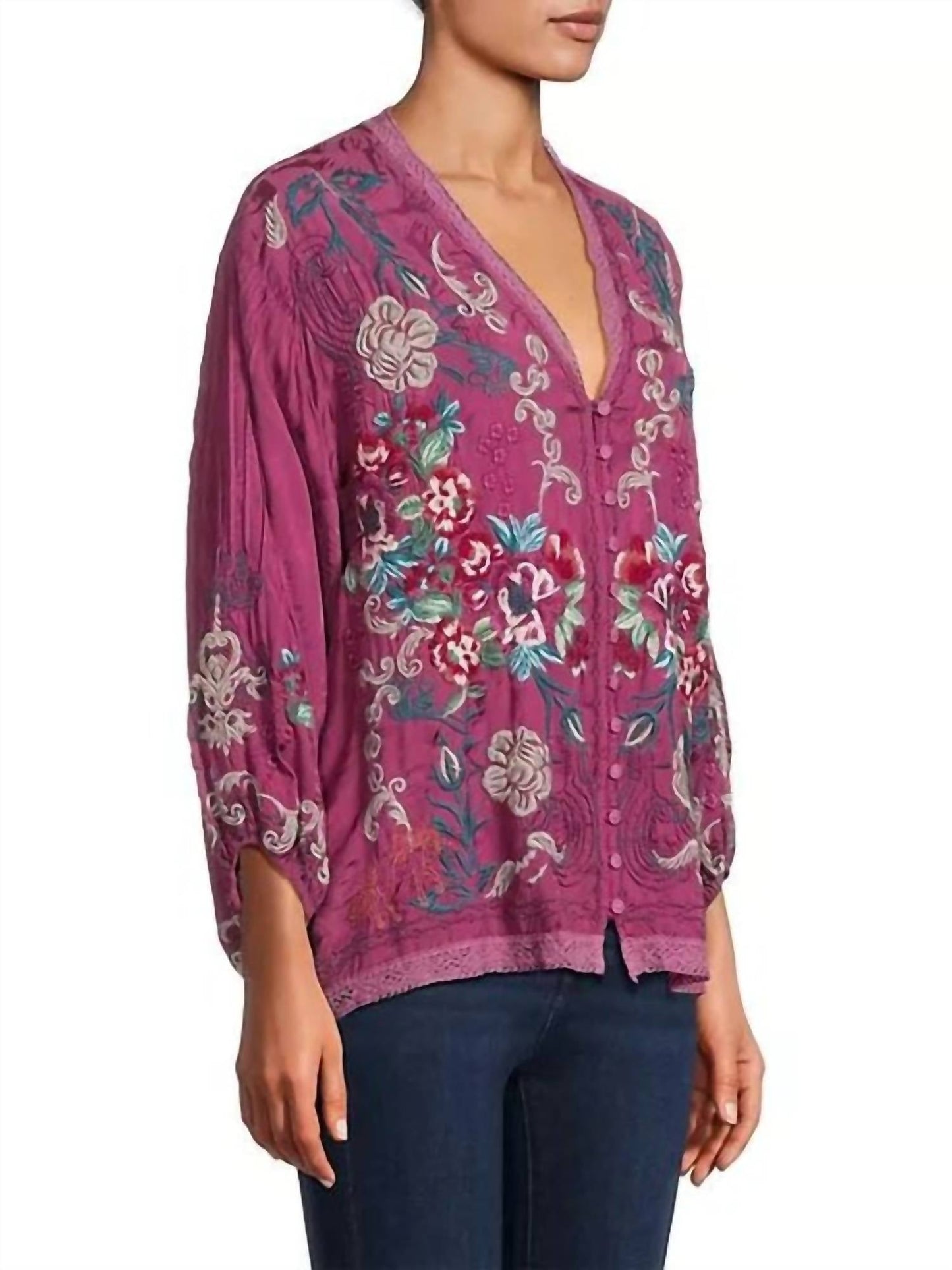 Johnny Was - VELOUETTE BLOUSE CHARIS