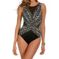 Miraclesuit - Between The Pleats Palma High Neck One Piece Swimsuit