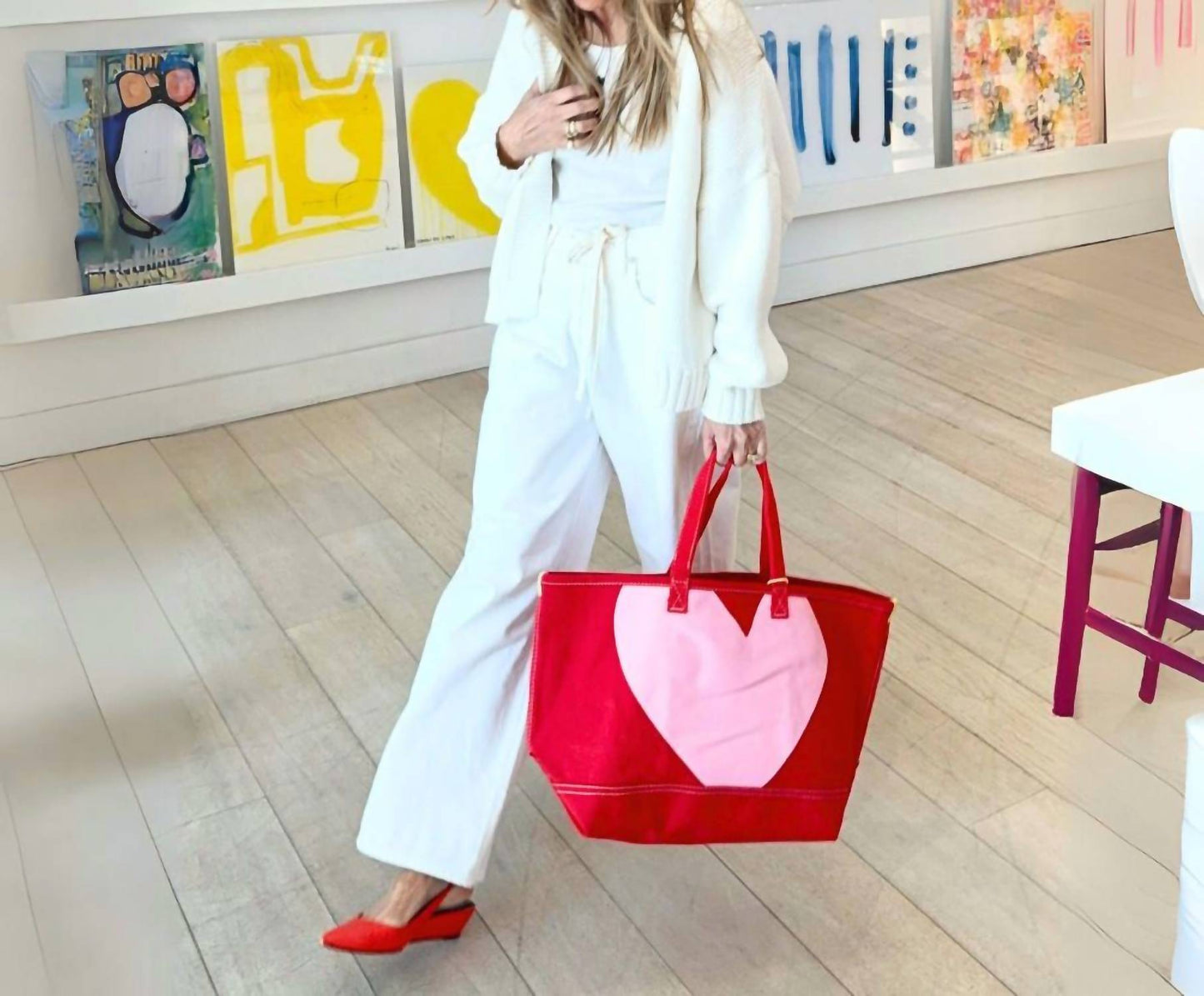 Kerri Rosenthal - Women's Imperfect Heart Tote Bag