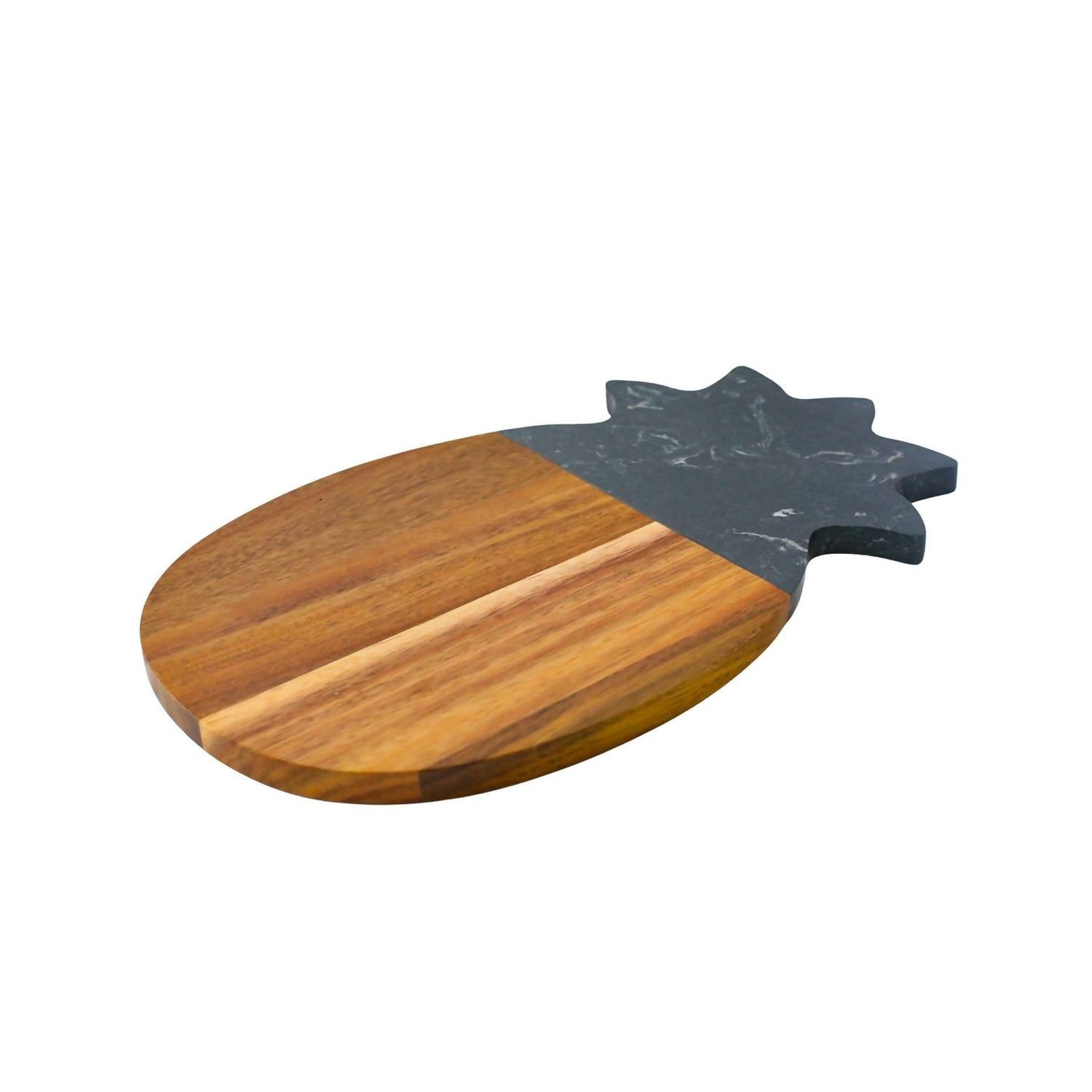 Creative Gifts International - Marble and Acacia Wood Pineapple Board