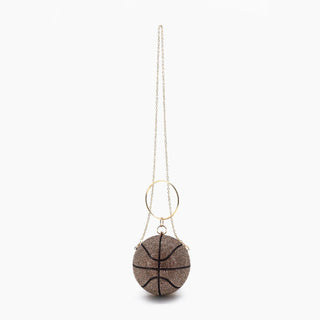 Like Dreams - Bolsa de basquete feminina com strass e alça de ombro
