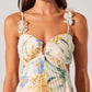 Astr - Women's Emese Floral Pleated Maxi Dress