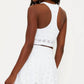 Beach Riot - Yara Magnolia Eyelet Top