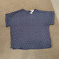 Blank - Women's Cap Sleeve Patterned Blouse - Plus