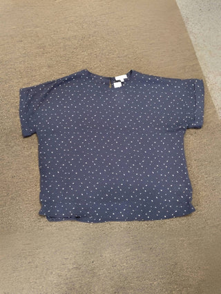 Blank - Women's Cap Sleeve Patterned Blouse - Plus