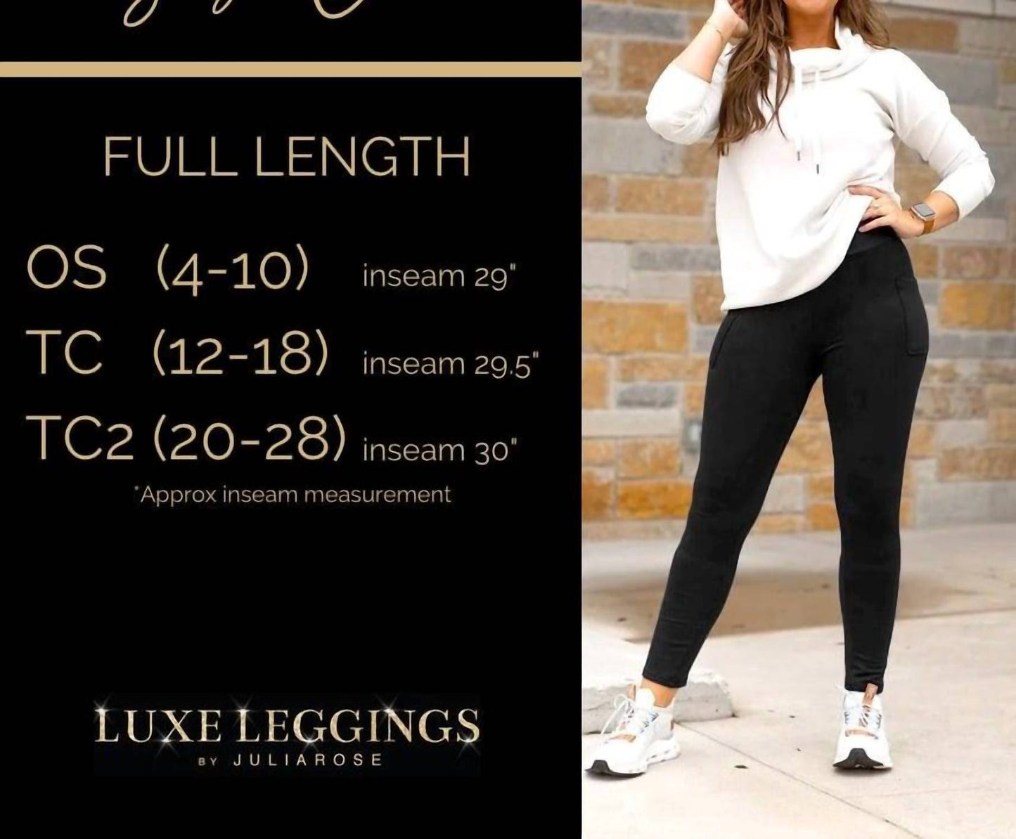 Julia Rose - Full Length Leggings With Pocket