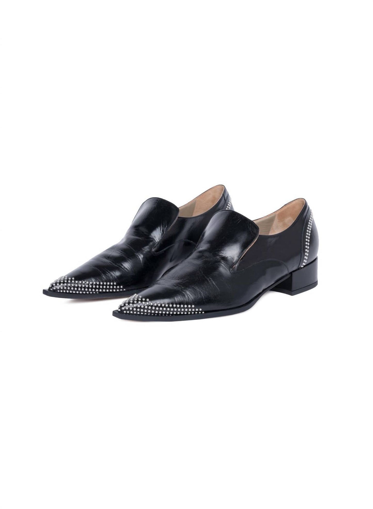 Tela - Women's Melissa Studded Leather Shoe
