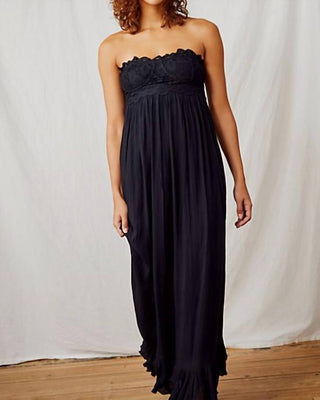 Free People - VESTIDO MAXI CORSET ADELLA