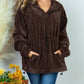 White Birch - Quarter Zip Solid Ribbed Knit Pullover