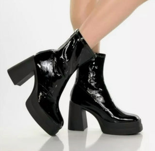 Free People - Bota de plataforma dupla