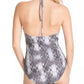 Rachel Roy - Ruched Halter One Piece Swimsuit