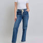Judy Blue - High Waist Drawstring Wide Leg Jeans