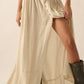 Promesa - Front Slit Crepe Maxi Skirt