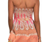 Elan - Bali Print Strapless Dress