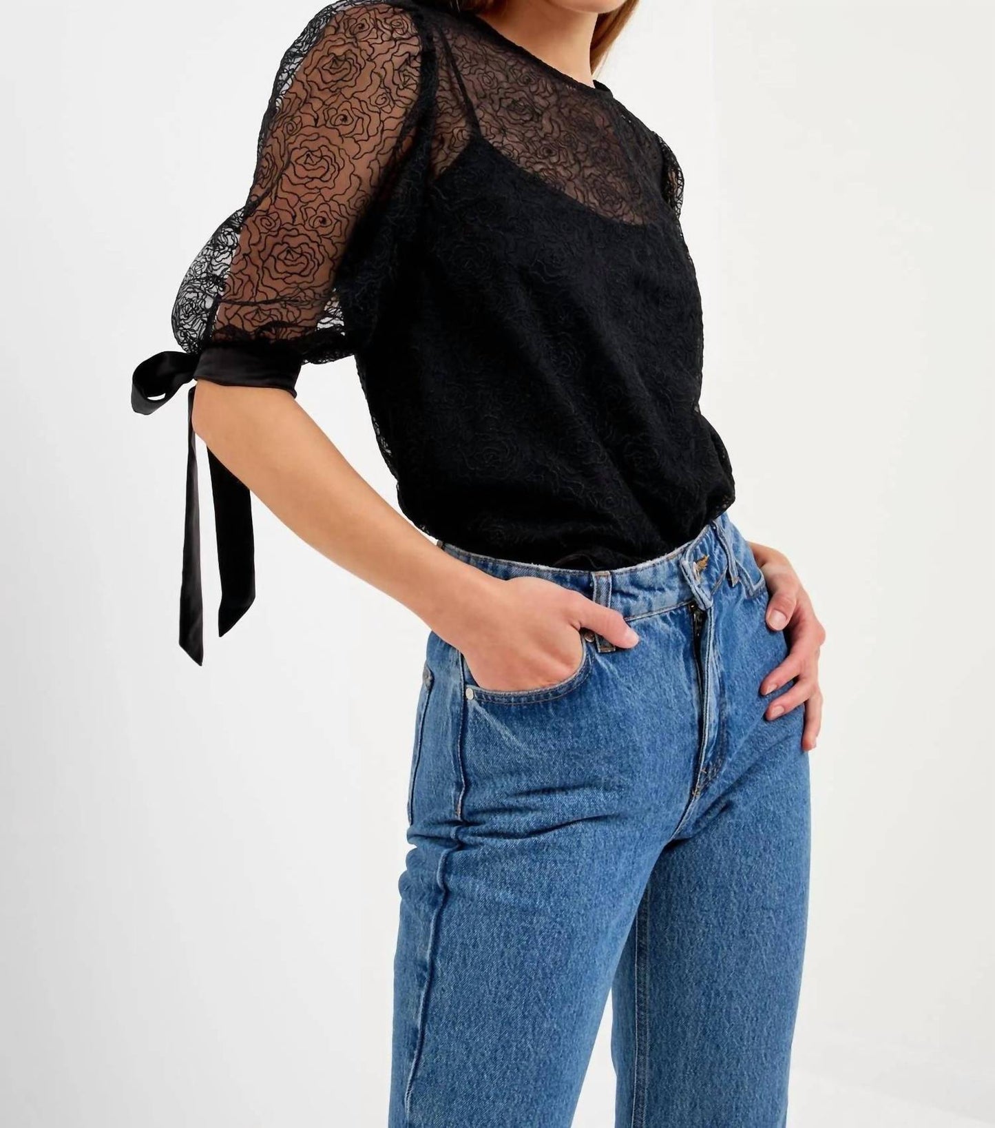 Endless Rose - Lucinda Lace Embroidered Top