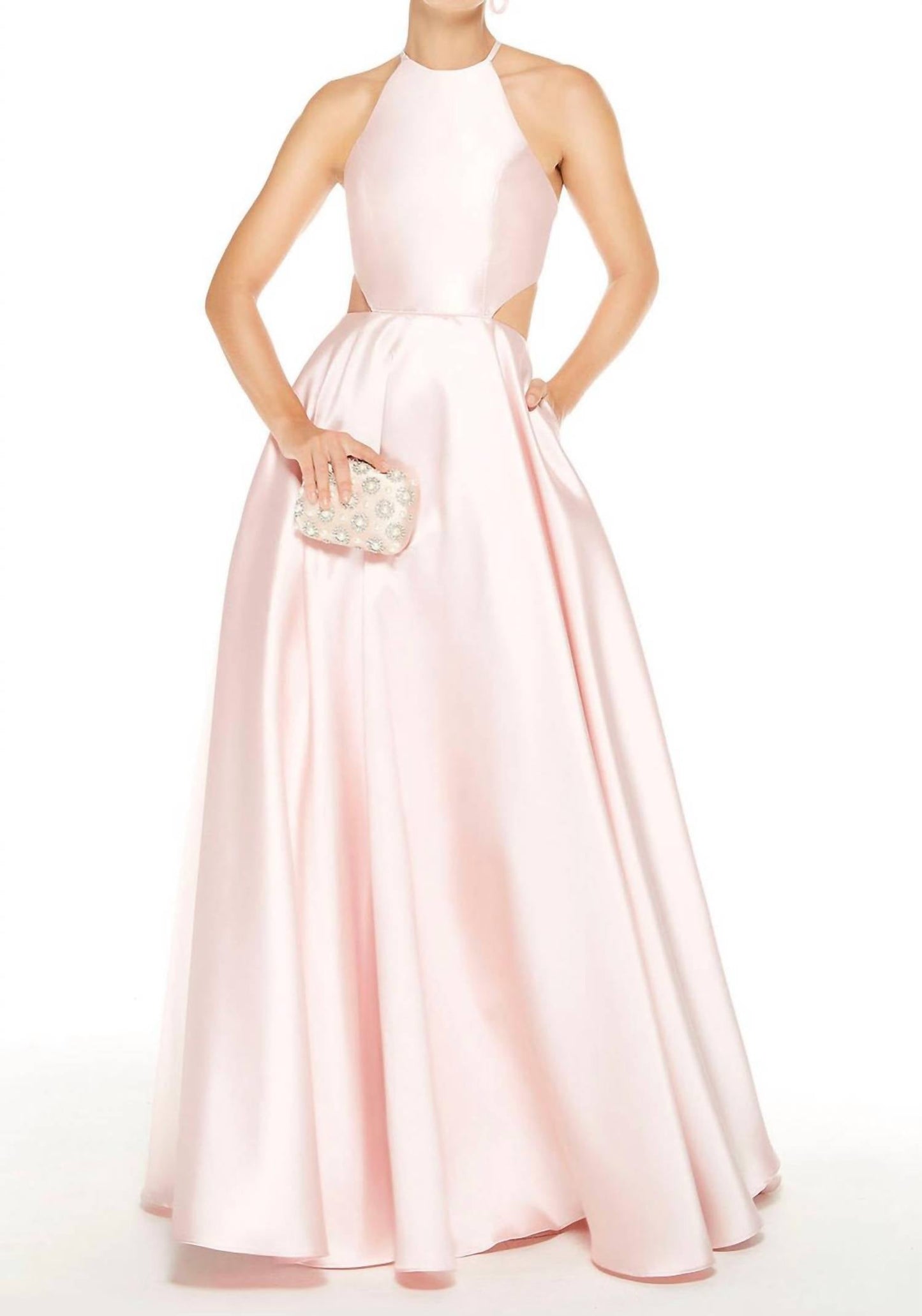 Alyce Paris - High Neck Simple Gown
