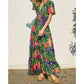 Dress Forum - Make Waves Plunging Tiered Maxi Dress