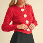 &Merci - Knit Rose Cardigan
