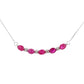 .73ct Ruby Diamond Fashion Pendants 10KT White Gold