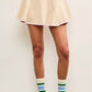 Mustard Seed - Emily Striped Flare Sweater Skort