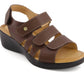 Andrea - Women's Premium Comfort Wedge Fisherman Leather Sandals