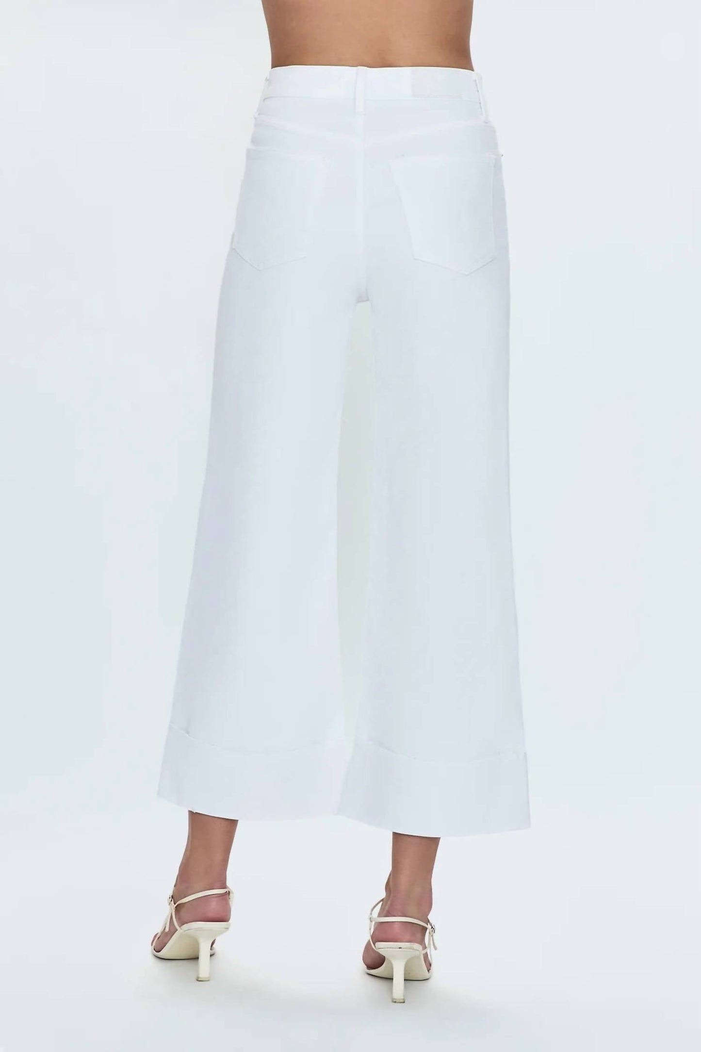 Pistola - Lana Crop Cuffed Wide Leg Jeans