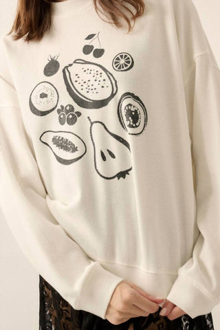 Promesa - Fruits Waffle-Knit Top