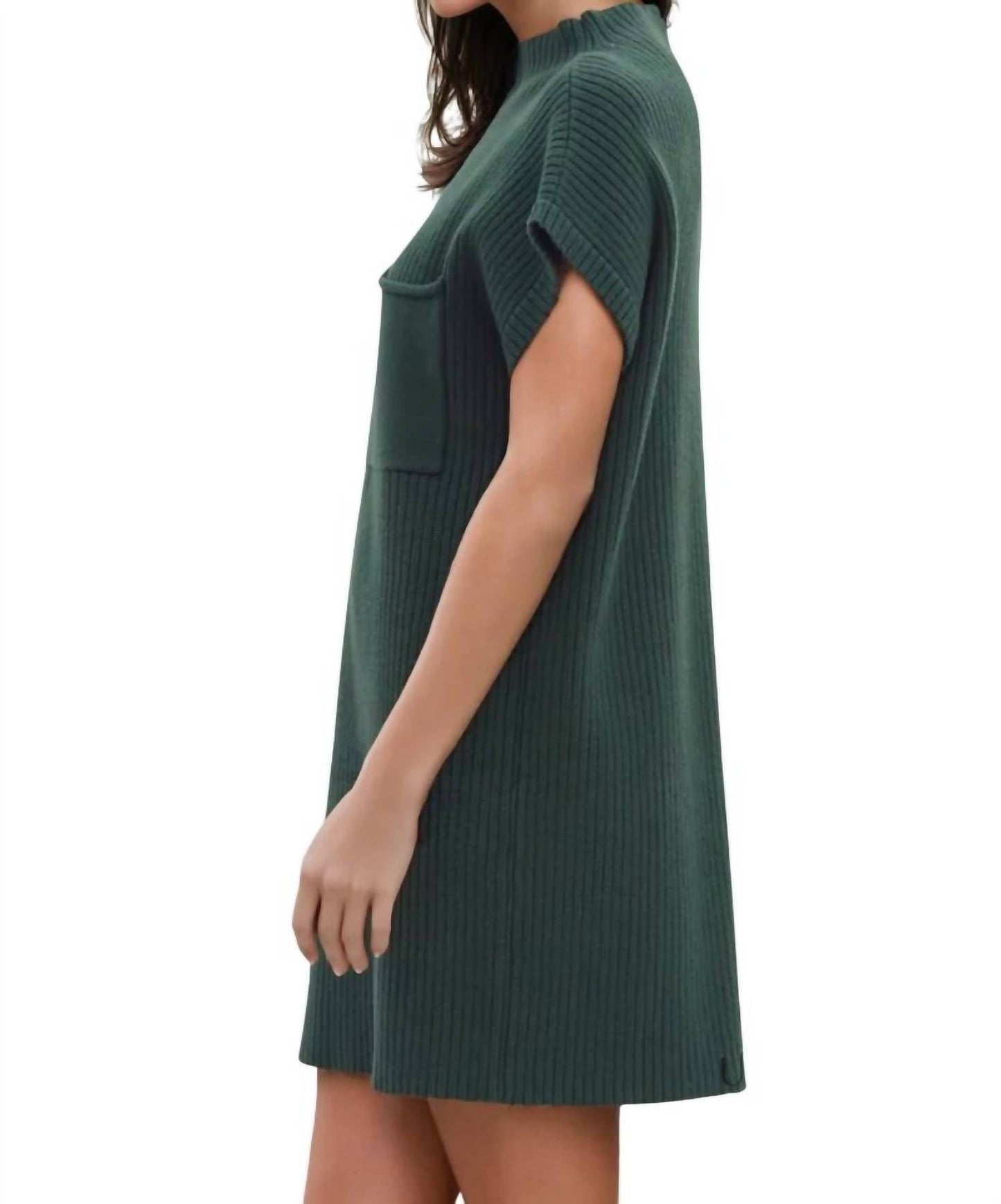 Entro - Andrea Ribbed Knit Sweater Dress