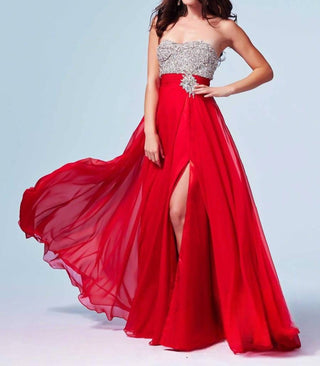 Mac Duggal - Vestido de baile sem alças em formato de coração