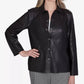 Alfred Dunner - Runway Ready Embroidered Faux Leather Jacket