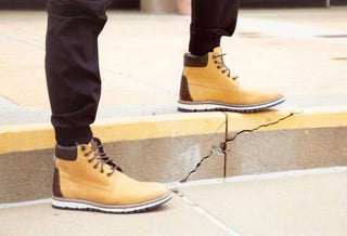 Diba True - Men's Train Track Leather Shoes