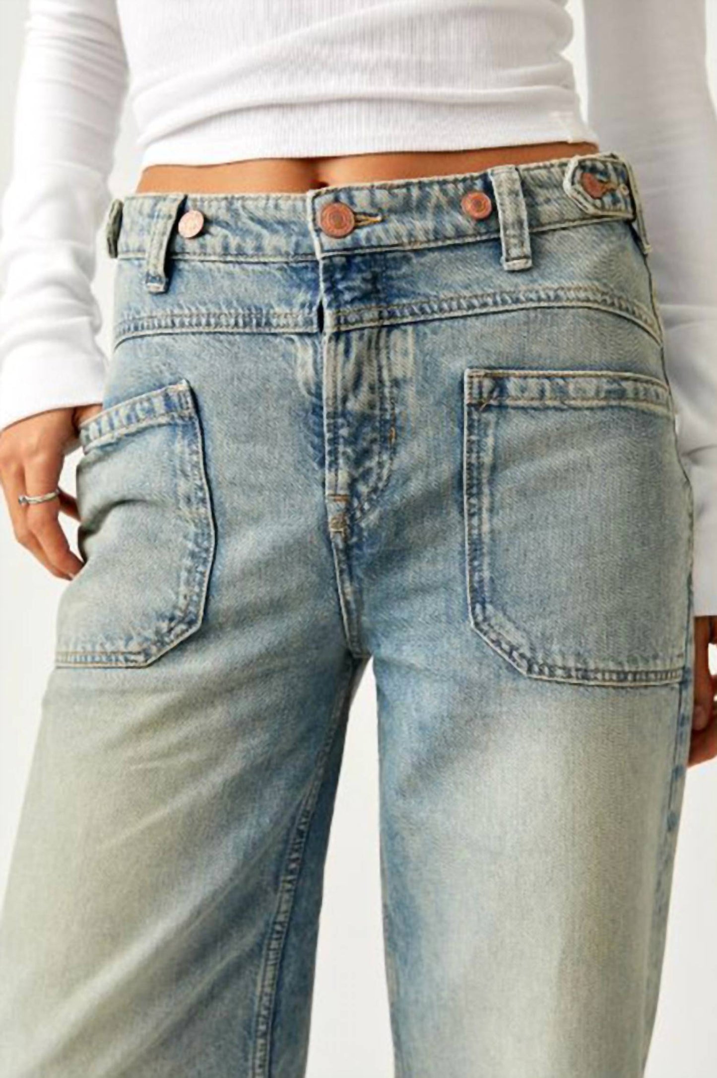 Free People - Palmer Cuffed Jean