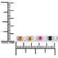 0.88 Carat Genuine Multi Sapphire .925 Sterling Silver Bracelet