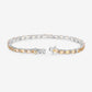 12.80 Carat Genuine Citrine .925 Sterling Silver Bracelet
