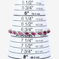 7.78 Carat Genuine Ruby and White Diamond 10K Yellow Gold Bracelet
