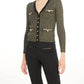 Generation Love - Ruby Lurex Cardigan