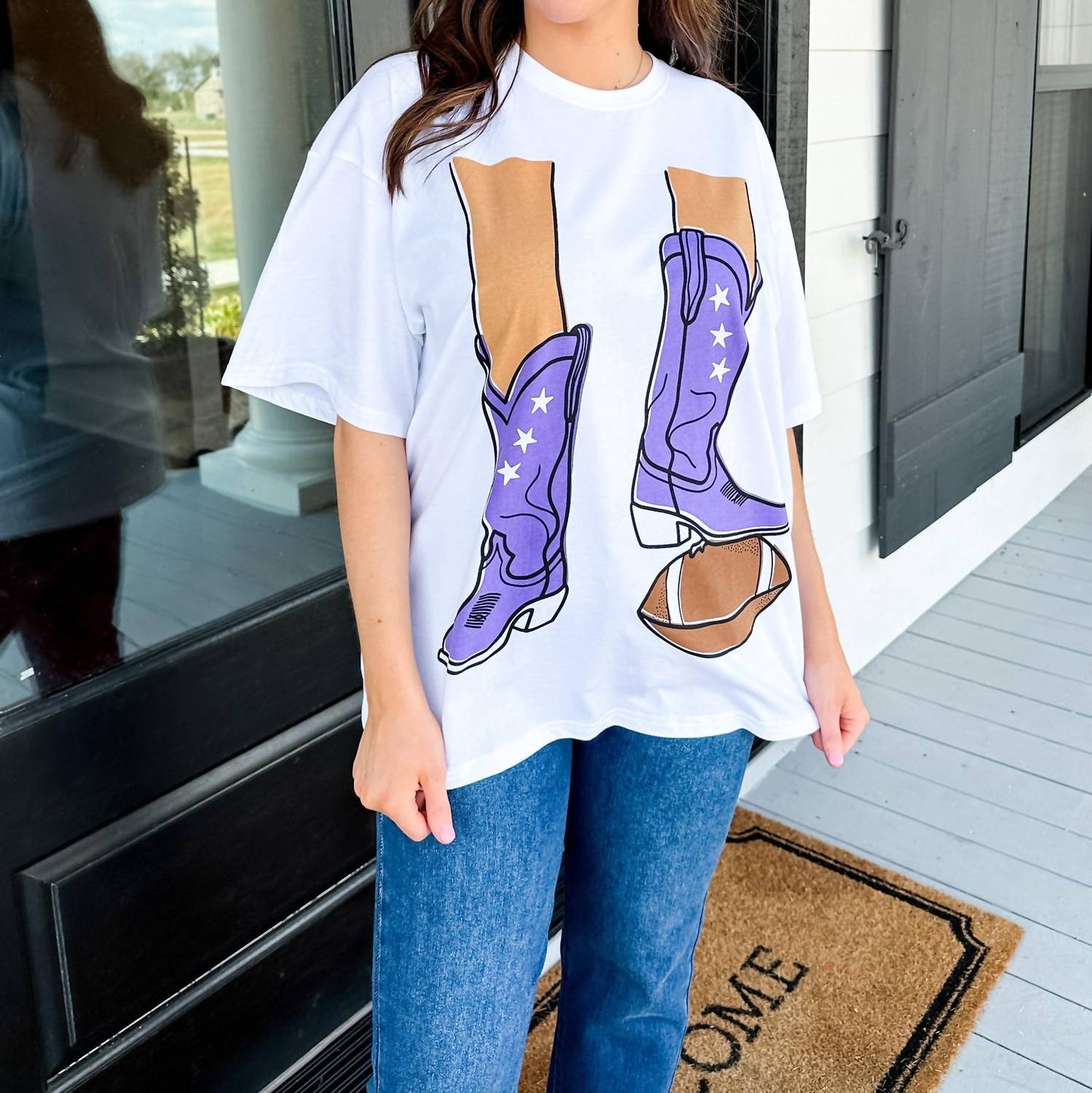 Buddylove - Marshall Oversized Graphic Tee - Football Boots