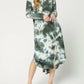 Entro - Tie Dye Ribbed Pocket Dress