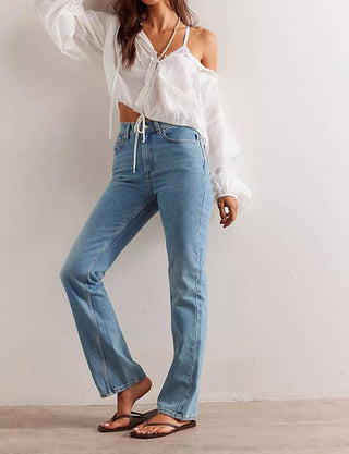 Free People - Xena Slim Straight Jeans