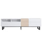 TV Stand for 80" TV With Double Storage Space