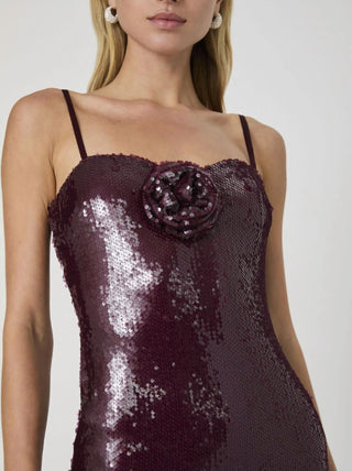 French Connection - Vestido curto Beatrice com lantejoulas e corpete