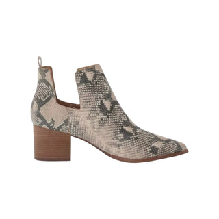 Lucky Brand - Botas femininas Jabilo Snake até o tornozelo