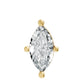 Aamiaa - Women's Marquise Shape 4 Prong Push Back Studs