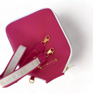 Fenix ​​Sportier - Bolsa feminina de couro para pickleball "addict"