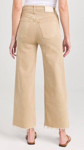 Citizens Of Humanity - Calça Jeans Lyra Crop de Perna Larga