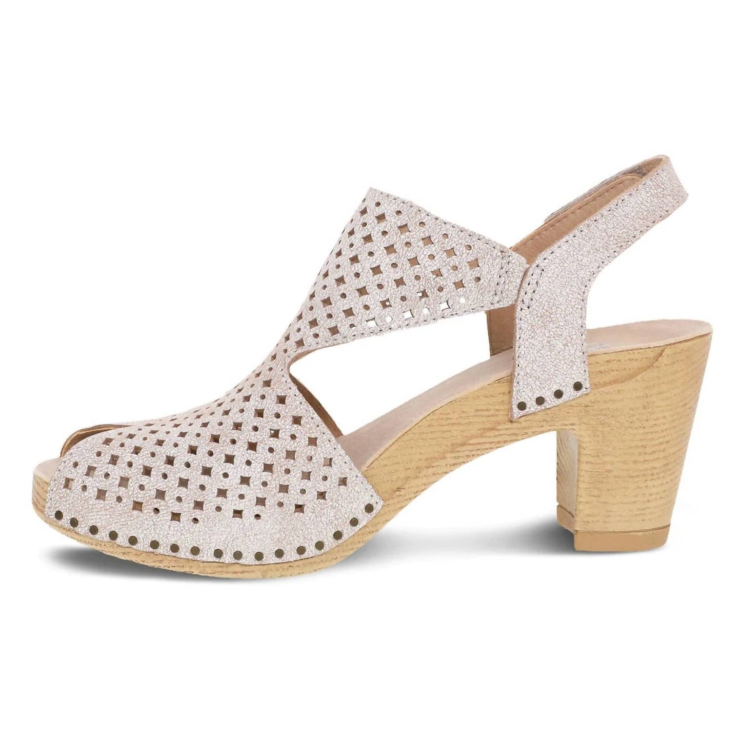Dansko - Women's Teagan Peep-toe Heel Sandal
