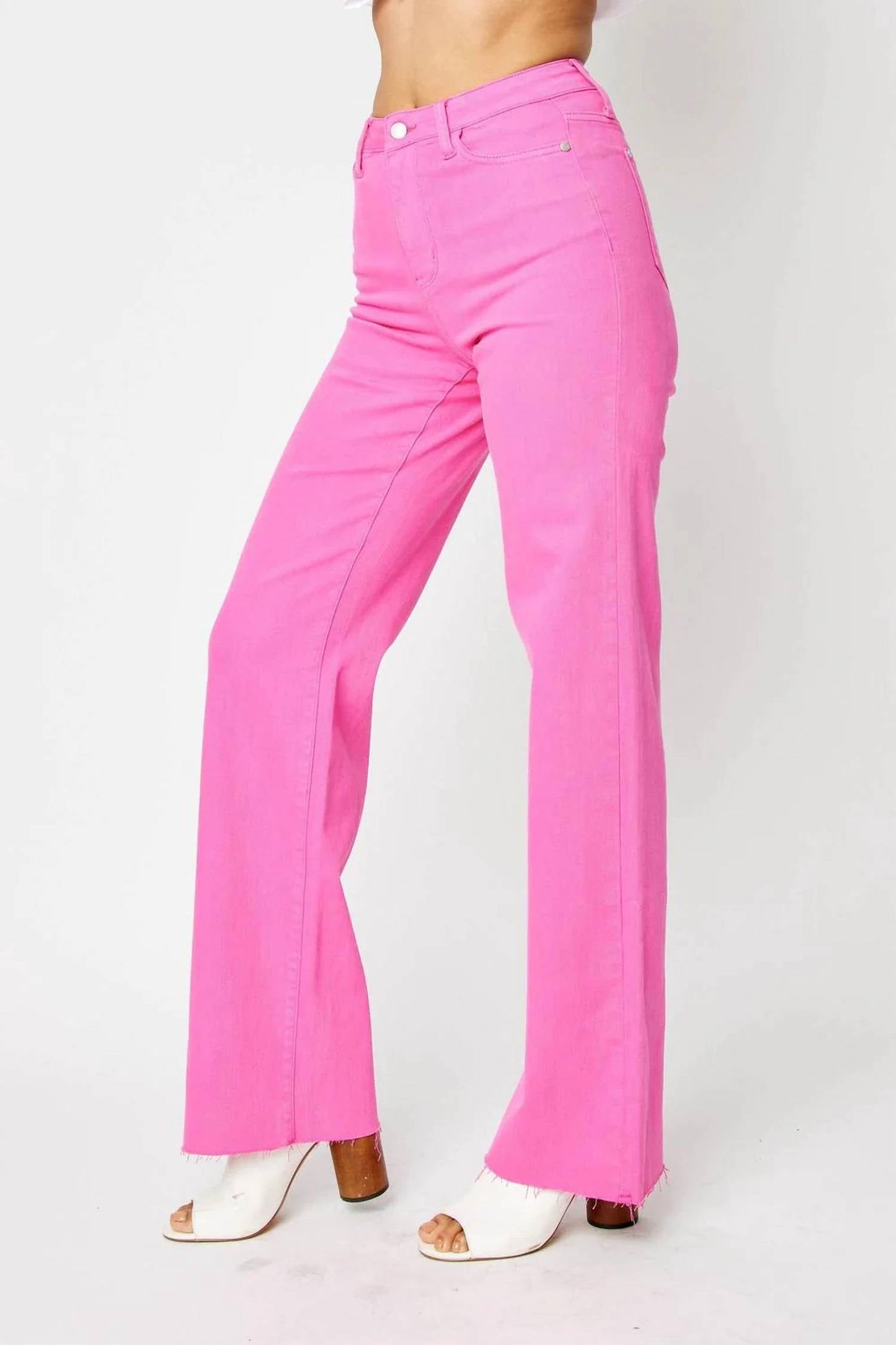 Judy Blue - High Waist Garment Dyed 90's Straight Jeans