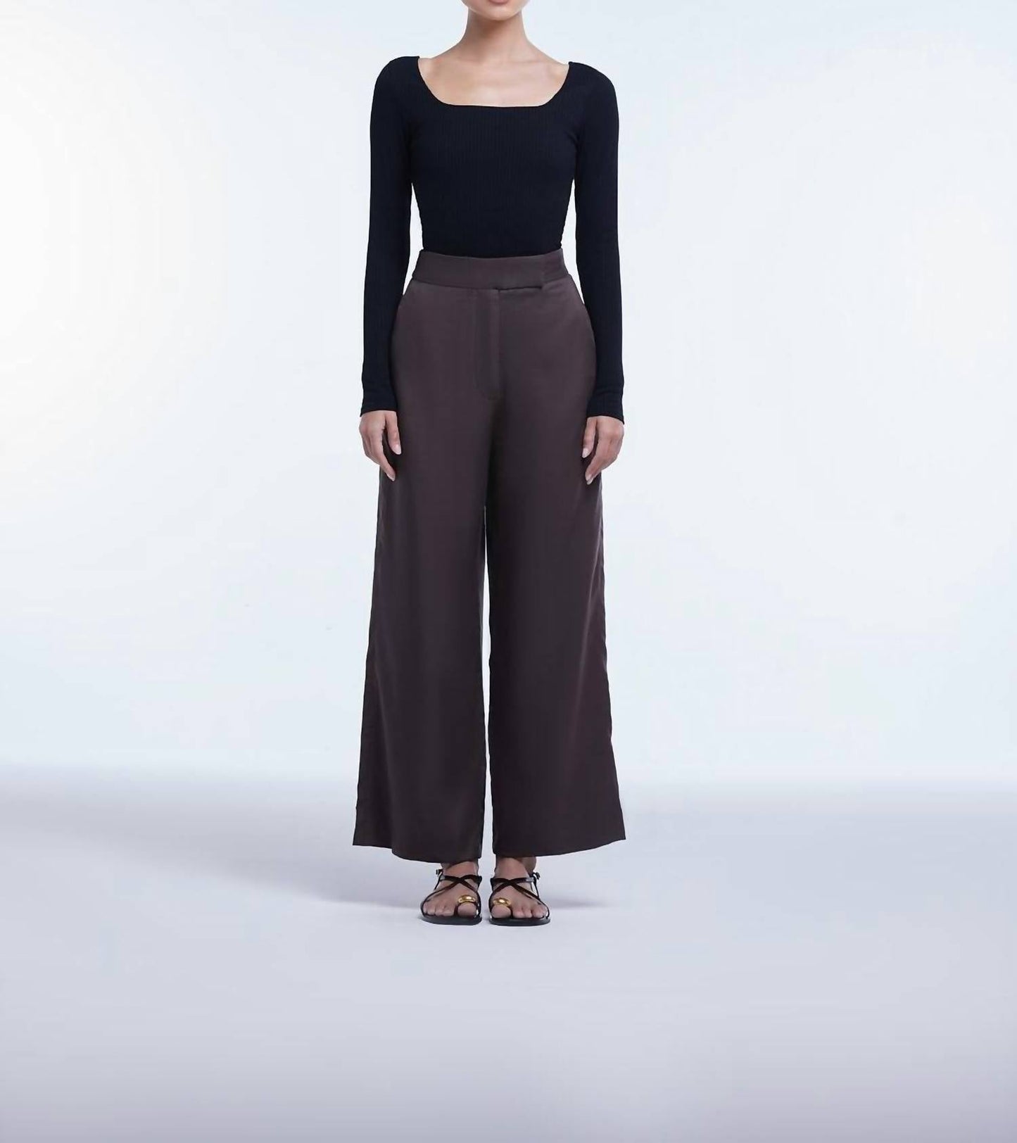 Dāl The Label - Relaxed Wide Leg Cropped Pants