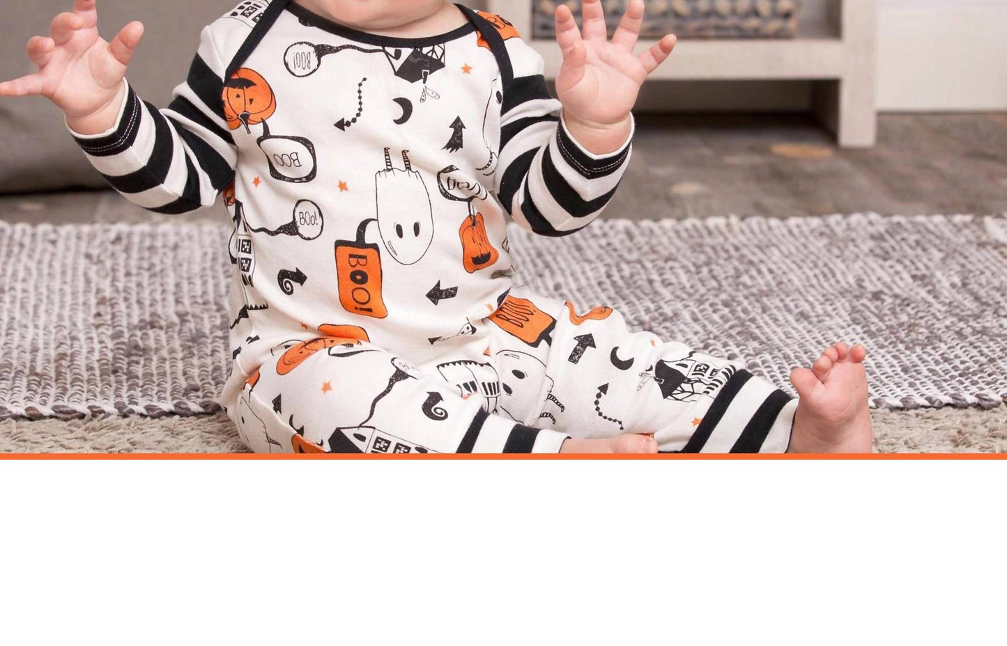 Tesa Babe - Tesa Babe "Peek-A-Boo!" Halloween Romper for Baby Girls and Baby Boys
